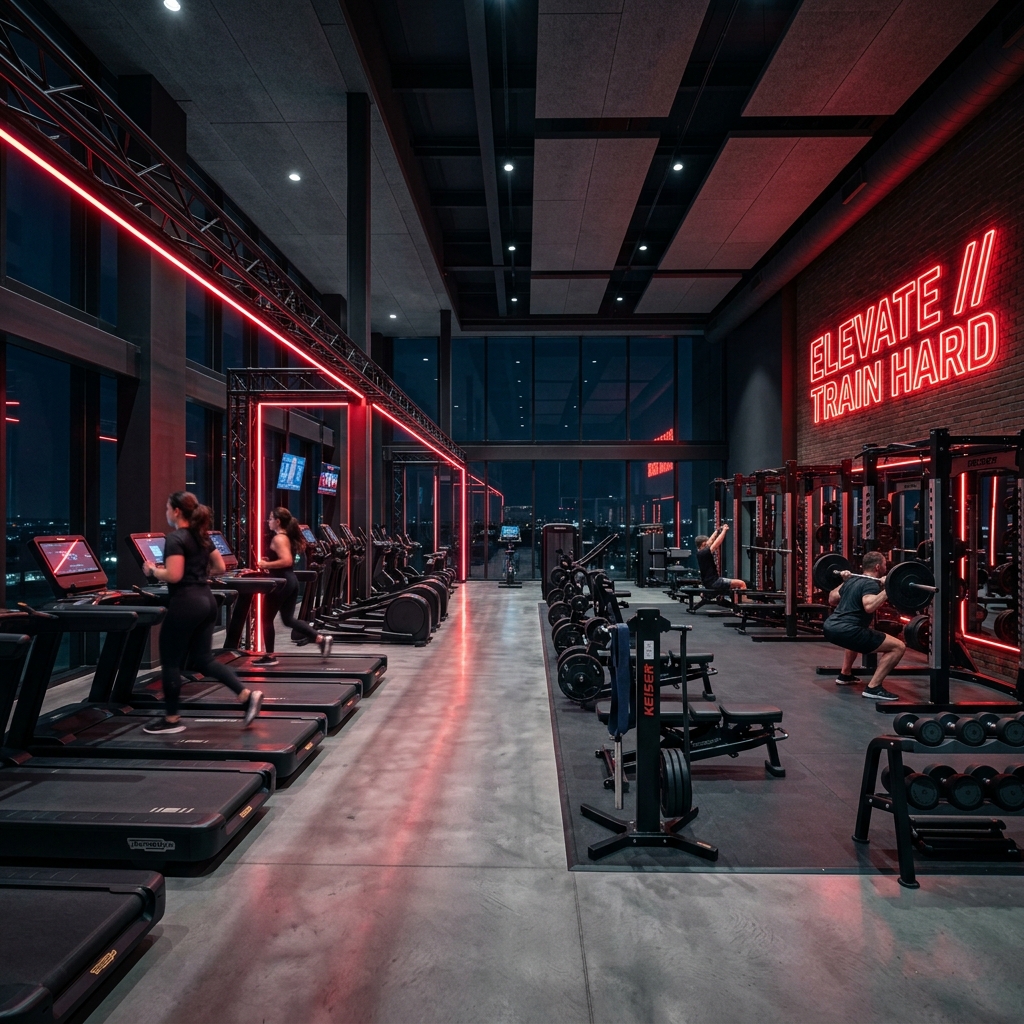 Aum Fitness Studio Premium Interior